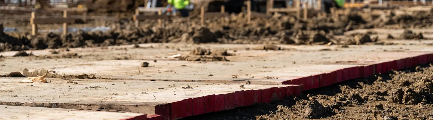 Timber matting closeup