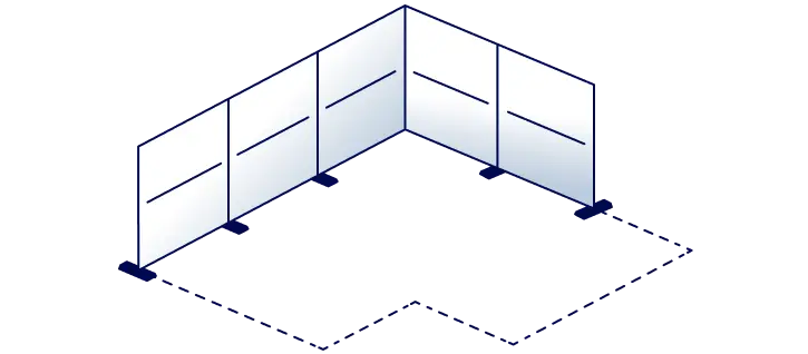 Delivery Illustration for Temporary Fence
