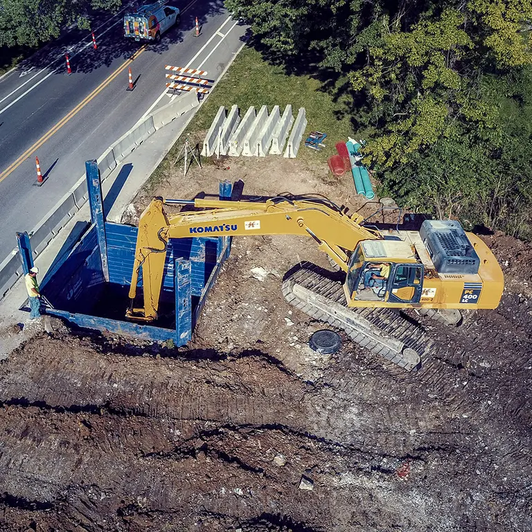 Projet de tranchées Kissick