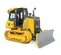 Bouteur John Deere jaune 110 CH