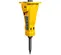 Casseur hydraulique pour mini-excavatrice ATLASCOPCO jaune et gris 227 kg