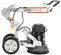 Rectifieuse à béton électrique à conducteur accompagnant Husqvarna blanche