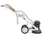 Rectifieuse à béton à conducteur accompagnant HUSQVARNA argent, orange et noire, une tête, électrique