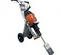 Marteau de démolition et chariot de décapeuse à carrelage MAKINEX rouge et argent, classe de poids 15,9 kg