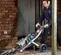 Marteau de démolition et chariot de décapeuse à carrelage MAKINEX vert et argent, classe de poids 15,9 kg