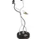 Nettoyeur de surface pour laveuse à pression avec brosse à buse rotative MiTM noir