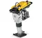 Dameuse vibratoire moyenne Wacker-Neuson jaune et argentée