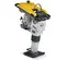 Dameuse vibratoire moyenne Wacker-Neuson jaune et argentée