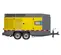Compresseur à air ATLASCOPCO jaune et gris, 45 à 51 m³/min, niveau 4, diesel