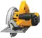 Scie circulaire DEWALT jaune, grise et noire, 17,8 cm, électrique