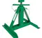 Support pour vérin de dévidoir à vis GREENLEE vert, 56 à 137 cm