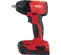 Clé à chocs HILTI rouge et noire, 0,9 cm, sans fil, électrique