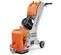 Grenailleuse à conducteur accompagnant Husqvarna orange, électrique