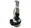 Tête de pompe HYDRATECH noire et argent, 10 cm, fonte