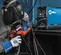 Soudeuse à l’arc MILLERELEC bleue et noire, 200 A, TIG, inverseur, c.a., portative, électrique
