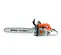Scie à chaîne STIHL grise et orange, 46 cm, essence