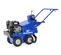 Déplaqueuse de gazon à conducteur accompagnant Bluebird, bleue, 46 cm