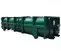 Caisson amovible d’assèchement vert de 7,1 mètres cubes Pinnacle