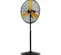Ventilateur sur pied Pinnacle noir et jaune, 61 cm