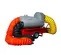 Radiateur à combustion indirecte FROSTFGHTR orange, jaune et gris, 400 000 BTU/h, diesel