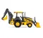 Yellow and black John Deere Backhoe Loader with 17 foot Dig Depth and Extendahoe