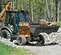 Orange and gray CASE 60-90 HP Backhoe Loader, 14 ft. profondeur de creusement, Extendahoe