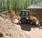 Orange and gray CASE 60-90 HP Backhoe Loader, 14 ft. profondeur de creusement, Extendahoe