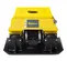 Compacteur à plaque vibratoire pour pelle rétrocaveuse Epiroc jaune et noir