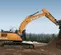 Excavatrice CASE orange et grise 32,2 à 38,1 t
