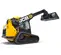 Yellow and black JCB 3,600 lb. Compact Track Loader with a Telescopic Boom