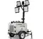 Gray and black GENERAC LIGHT TOWER,15-20KW LED VERT MAST