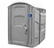 Toilettes portatives Satellite conformes aux normes de l’ADA, gris