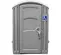 Toilettes portatives Satellite conformes aux normes de l’ADA, gris