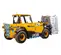 Yellow JCB electric variable reach forklift
