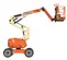 Orange JLG 33 foot diesel hybrid Articulating Boom Lift