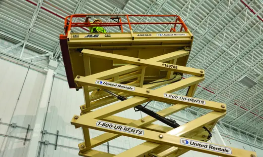 extended scissor lift