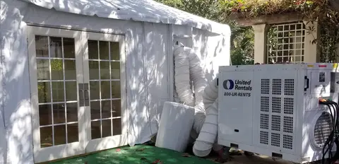 Climatiseur de tente pour événement