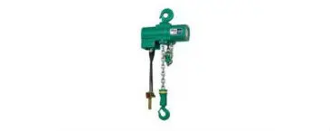 palan pneumatique vert