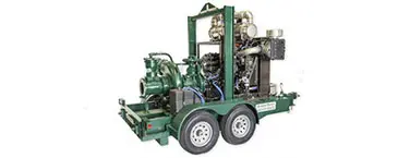 Pompe à vide, 25,4 cm par 20,3 cm, alimentée au diesel