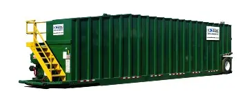 réservoir vert avec rampe jaune