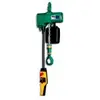 palan à chaîne pneumatique vert