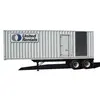 Groupe électrogène industriel mobile 500 kW blanc