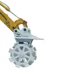 Roue de compactage pour excavatrice Furukawa gris
