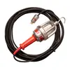 Lampe portative avec cordon Worksite rouge et argent, 110 V, antidéflagrante, électrique