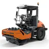 Hamm 137 cm orange et noir Rouleau vibratoire à simple tambour à pieds dameurs 7,7 tonnes