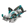 Scie circulaire MAKITA verte, grise et noire, 18,4 cm, entraînement par vis sans fin, électrique