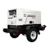Soudeuse à l’arc double opérateur MULITIQUIP blanche et noire, 400 A, diesel