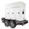 Génératrice remorquable de 175 kW MULTIQUIP blanche, noire et argent, diesel