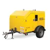Radiateur de sol hydronique WACKER jaune, 350 m², diesel d’hiver mélangé