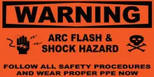 arc flash warning